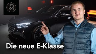 Vorstellung MercedesBenz EKlasse  Test und Review  Kundenvorteile  Walter Burmester GmbH [upl. by Hewet]