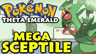 Pokémon Theta Emerald Detonado  Parte 17  MEGA SCEPTILE [upl. by Dimond]