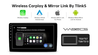 How to Use Apple Carplay or Mirror Link Wirelessly on Tlink5 APP  ViaBecs [upl. by Parsaye285]