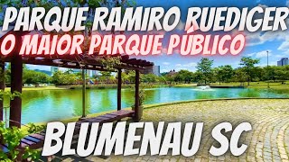 Blumenau SC O que fazer no Parque Ramiro Ruediger Blumenau Santa Catarina Brazil 4K [upl. by Icat]