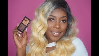 LA GIRL PRO CONTOUR POWDER DEEP  DEMO amp REVIEW [upl. by Edualcnaej405]