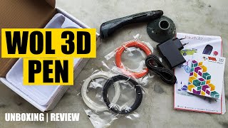 WOL 3D Pen Unboxing And Review  Best Affordable 3D Pen On Amazon [upl. by Ayoral]