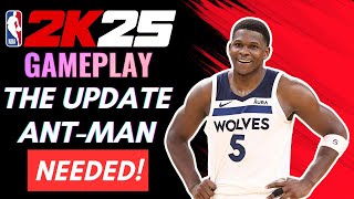 ANTHONY EDWARDS and his NEW ANIMATIONS are DOMINANT in NBA 2K25 [upl. by Gherardi]