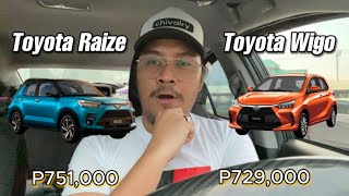 Toyota Raize vs Toyota Wigo  DONT MAKE A MISTAKE ✋🏻  WATCH BEFORE YOU BUY ⛔️ [upl. by Enilra]