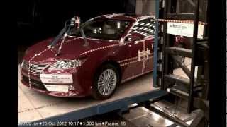 Lexus ES 350  2013  Pole Crash Test  NHTSA  CrashNet1 [upl. by Noraj482]