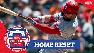 Did rough west coast trip wake up June Schwarber Castellanos Sanchez strikes out 7 in Phillies win [upl. by Analra]