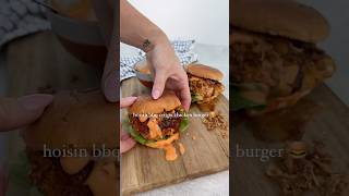 Hoisin bbq crispy chicken burger [upl. by Darraj]