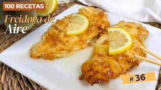 🍋 POLLO al LIMÓN estilo CHINO en Freidora de Aire 🥢 ¡Fácil Rápido y Delicioso 🚀 [upl. by Orrocos]