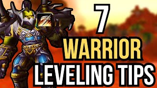 7 Tips I Wish I Knew About Leveling A Warrior  WoW Classic [upl. by Reiniar]