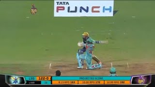 Quinton de kock 14070 Sixes 10 hat trick unbelievable Batting LSG vs KKR TATA ipl 2022 report [upl. by Anilek]