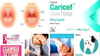 caricef capsules uses  brufen tablet uses  uses in urdu Hindi [upl. by Noirred709]