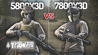 Faceoff e15 \\ 5800X3D vs 7800X3D  Escape From Tarkov  Battle of the X3Ds [upl. by Anivas]