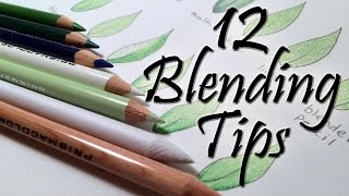 12 Blending Tips for Colored Pencils [upl. by Aivekahs]