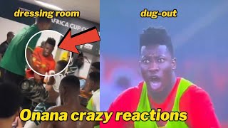 Andre Onana crazy celebration after Cameroon beat Gambia to qualify for AFCON next round [upl. by Nickolaus]