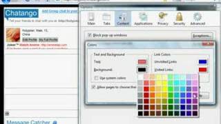 ChatagnoChange the background color of your chatting screen [upl. by Erdrich]