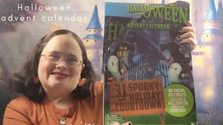 Halloween advent calendar opening [upl. by Santa]