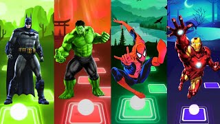 Spiderman Cartoon 🆚 Big Hulk 🆚 Ironman 🆚 Batman 🎵 Who Will Win⁉️ [upl. by Nylodnew784]