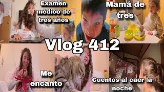 Examen médico de tres añoscuentos al caer la nochefamily vlogsmi vida en Japón 🇯🇵mamá de tres [upl. by Pedersen233]