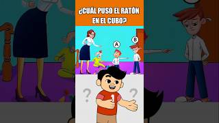 ¿CUÁL PUSO EL RATON EN EL CUBO quiz trivia [upl. by Vial]