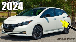 👉2024 Nissan Leaf SV Plus  Overview amp Driving Impressions [upl. by Arela340]