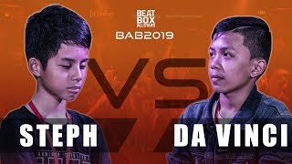 Beatbox Allstars  STEPH vs DA VINCI [upl. by Machute]