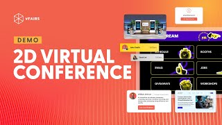 vFairs Demo Virtual Conference [upl. by Yesmar559]