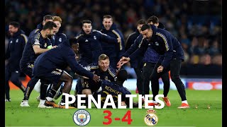 Manchester CityReal Madrid 11 Match Summary PEN 34  Champions League Quarter Final [upl. by Anitnatsnoc]