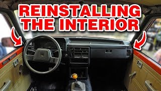 Putting The Interior Back Together  Mazda B2000 [upl. by Adnorahc439]