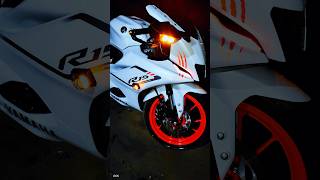 R15 V4 White Colur Modification r15 r15v4 bike shorts [upl. by Essinger290]