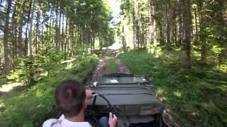 Retour à la maison par les bois en Jeep Hotchkiss M201 [upl. by Peace]