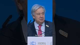 UN SecretaryGeneral Urges Leaders at COP29 [upl. by Gabriela]