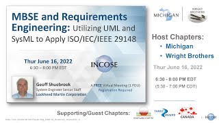 MBSE and Requirements Engineering Utilizing SysMLUML to Apply ISOIECIEEE 29148 Geoff Shuebrook [upl. by Aubrie]