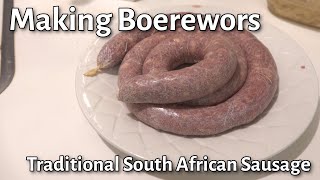 How to Make Boerewors Traditional South African Sausage [upl. by Lucien697]