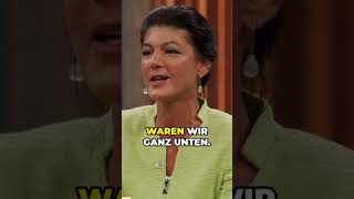 Wagenknecht erklärt Parteiname BSW politik wagenknecht bsw shorts [upl. by Airbmat]