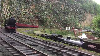 O Gauge Live Steam Gresley A3 ‘Gainsborough’ Model Engineering Railway Running in the garden [upl. by Umont]