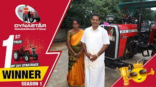 MASSEY DYNASTAR CONTEST  SEASON 1 WINNER  Sivagurunathan Thiruvengadam [upl. by Nonnad]