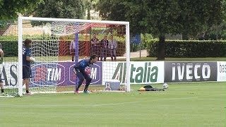 Lallenamento di Buffon e degli altri portieri azzurri [upl. by Acie910]