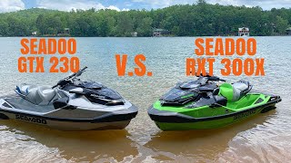 2020 SEADOO RXT 300 VS 2020 SEADOO GTX 230 LIMITED [upl. by Eserrehs177]