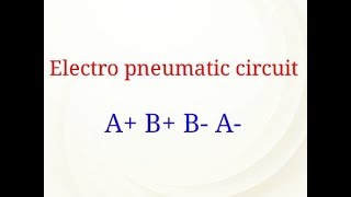 How to draw Electro pneumatic circuit [upl. by Zeugirdor]