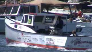 2010 Pemaquid Lobster Boat Races Foolish Pleasure 4 [upl. by Mussman]