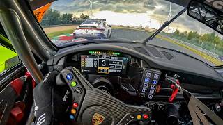 Porsche Cup at 24H of Zolder  Full POV from P7 to P1 [upl. by Aneehsal]