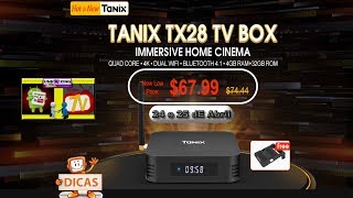 Tanix TX28 TV Box  RAM 4G  ROM 32G  Android 71  quadcore ARM CortexA53 processer [upl. by Brost]