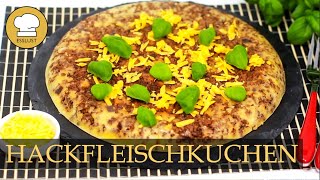 HACKFLEISCHKUCHEN aus der PFANNE  schnelles Feierabendrezept [upl. by Eatnoid]