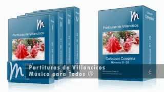 Partituras de Villancicos orquestados a 5 voces [upl. by Toth]