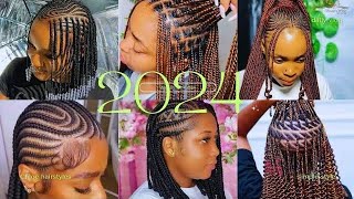 💯🔥Latest braids hairstyles ideas  cute Cornrows braids hairstyles for women [upl. by Greenland890]