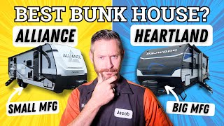 UNDERCOVER RV Tech reviews Alliance amp Heartland bunk house travel trailer RVs [upl. by Haff]