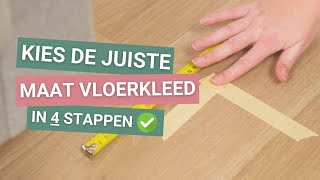 Kies de juiste maat vloerkleed in 4 stappen  Advies door Volero  de vloerkledenwebshop van NL [upl. by Ameehsat]