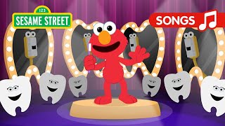 Sesame Street Brushy Brush Song Animated  Healthy Teeth for Kids [upl. by Nayab]