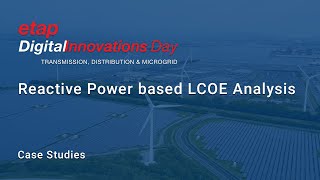 Reactive Power based Simple Levelized Cost of EnergyLCOE Analysis for PV plants using ETAP [upl. by Nerty]