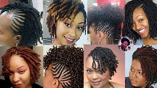 Latest Kinky Twist Hairstyles Trending 2022Short Kinky  Natural Twist Hairstyles [upl. by Anitnatsnoc997]